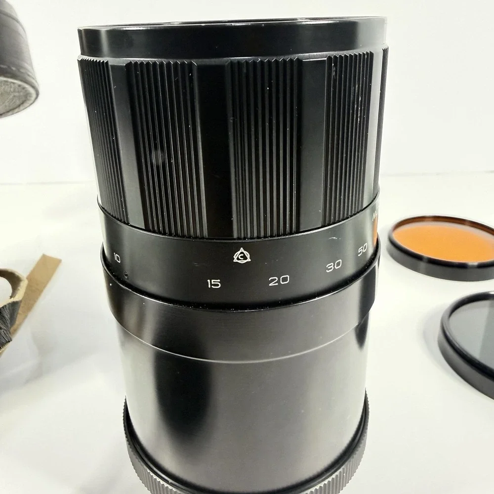 Vintage Soviet MS ZM-5SA 500mm f/8 Lens Kit USSR w Filters & Case
